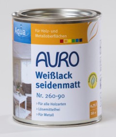 AURO Weißlack seidenmatt  Nr 260-90
