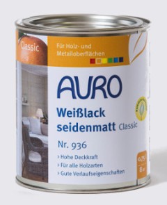 AURO Weißlack CLASSIC seidenmatt Nr 936